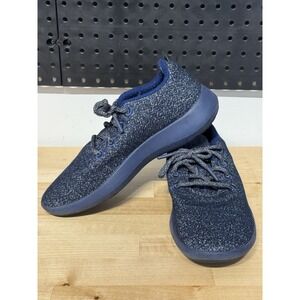Allbirds Shoes Mens Size 9 WRM Wool Runner Mizzles Shoes Blue Low Top‎ 0521 NV1